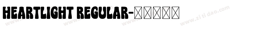 HEARTLIGHT Regular字体转换